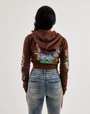 Ed Hardy Phoenix Y2K Full-Zip Fleece Hoodie