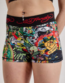 Ed Hardy Tattoo Collage Shorts