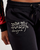 Ed Hardy Tiger Flame Y2K Fleece Sweatpants