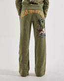 Ed Hardy Cobra Flame Fleece Sweatpants