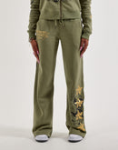 Ed Hardy Cobra Flame Fleece Sweatpants