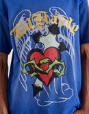 Ed Hardy Sacred Heart Washed Boxy Tee