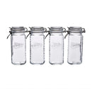 Mini Clamp Jars Set of 4 - 22oz Glass