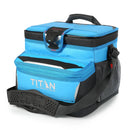 Titan by Arctic Zone 16 Can Zipperless Soft Sided Cooler - Blue Flame: 10.5-Quart TPE & PEVA