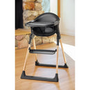Float Easy Clean Foldable High Chair - Compact Modern Design - Black