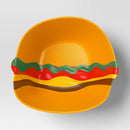 3pc Melamine Figural Nesting Dining Bowl Set