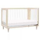 Lolly 3-in-1 Convertible Crib with Toddler Rail - Natural Wood