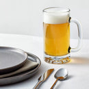16oz Glass Beer Mugs - 2-Pack