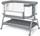 Baby Bassinet and Bedside sleeper, Grey