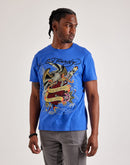 Ed Hardy Pierced Eagle Rhinestone Tee