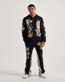 Ed Hardy Mary Cross Full-Zip Hoodie