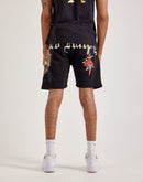 Ed Hardy Tiger Dagger Fleece Shorts