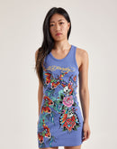 Ed Hardy Butterflies Ribbed Tank Dress