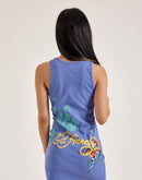 Ed Hardy Butterflies Ribbed Tank Dress