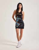 Ed Hardy Dragon Ribbed Tank Dress