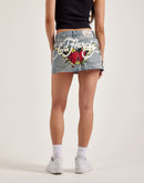 Ed Hardy Love Kills Slowly Denim Mini Skirt
