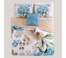 Bebejan Maia Blue 5 Piece Reversible Comforter Set - King