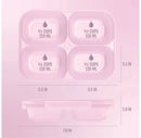 10pc 4 Compartment Snack Food Storage Container Set - Orchid Mist