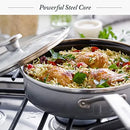 Steel Core Enameled 3-Quart Sauté Pan With Lid
