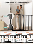 30" Tall Baby Gate - Black