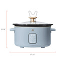 6 Qt Programmable Slow Cooker - Cornflower Blue