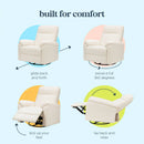 Suzy Recliner and Swivel Glider - Cozy Cream Boucle