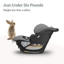Aria Lightweight Infant Car Seat w Base - Oat Mélange/Chestnut Leather