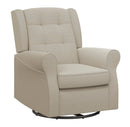 Eden Nursery Tufted Wingback Gliding Chair - Cream