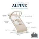 Alpine Organic Deluxe Portable Bouncer - Oat