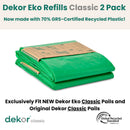 Diaper Pail Refill Bags - 2 Pack