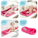 The First Years Sure Comfort Deluxe Newborn to Toddler Bathtub - Pink