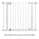 Easy Install Baby Gates for Doorways Fits 29" - 38", Black