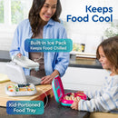 Kids Leak-Proof Lunch Box - Gray
