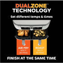 6-in-1 Air Fryer with DualZone Technology - White