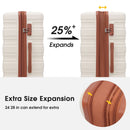 Luggage With Tsa Lock Spinner Wheels Hardside Expandable Luggage Travel Suitcase Check in Luggage ABS 24"
