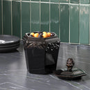 28 fl oz Stoneware Candy Bowl with Lid Black - Threshold™
