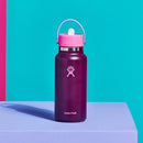 32oz Wide Mouth Flex Straw Water Bottle Sugar Plum
