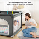 Baby Playpen - Dark Grey