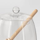 18.5 fl oz 3pc Honey Pot Glass Food Storage Container