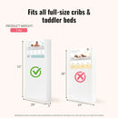 Breathable 2-In-1 Foam Core Crib and Toddler Bed Mattress, 5 Inch