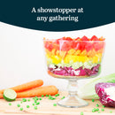 Footed Glass Trifle Bowl - Modern Serving Dish