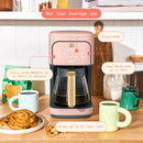 12-Cup Programmable Coffee Maker - Rose