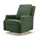 Crewe Recliner and Swivel Glider - Forest Green Velvet