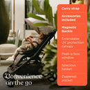 Metro 3 Deluxe Baby Stroller - Camel