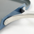 Nonstick Ceramic Single Burner Griddle Pan - Blue