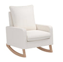 Upholstered Rocking Chair - Ivory