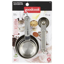 8pc Stainless Steel Measuring Cup and Spoon Set