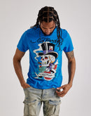 Ed Hardy Skull Hat Rhinestone Tee