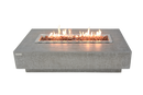Elementi - Hampton Rectangle Concrete Fire Pit Table OFG139