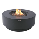 Elementi Plus - Nimes Round Concrete Fire Pit Table - OFG414DG